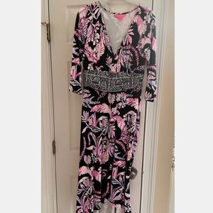 Lilly Pulitzer Fleuris Midi in Onyx Wild
